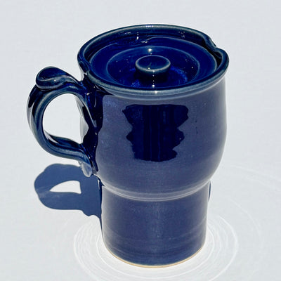 One Steve Thorne Navy Blue 16oz Travel Mug