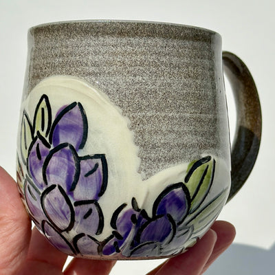 Maaike Charron Round Flower Mug with Lupines #N2118
