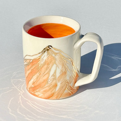 Astrid Kruse 12oz Orange Mountain Mug #M1501