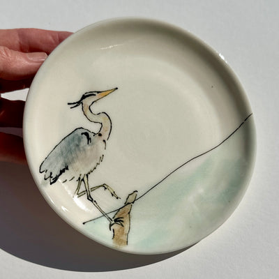 Bronwyn Arundel Heron Small Plate #f1044