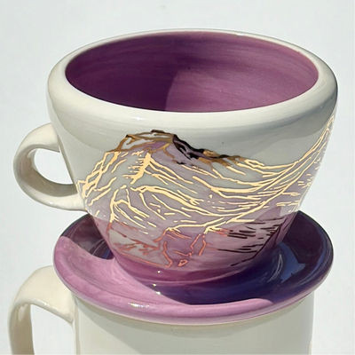 Astrid Kruse Purple Mountain Pour-Over #N1991