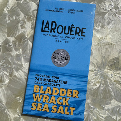 LaRouère "Bladderwrack Sea Salt" Seaweed 74% Dark Chocolate Bar