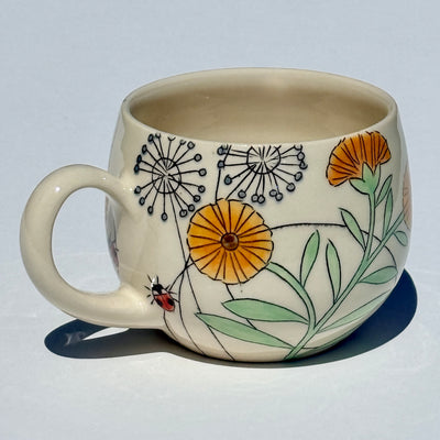 Andrea Vuletin 12oz Round Botanical Mug #N2963