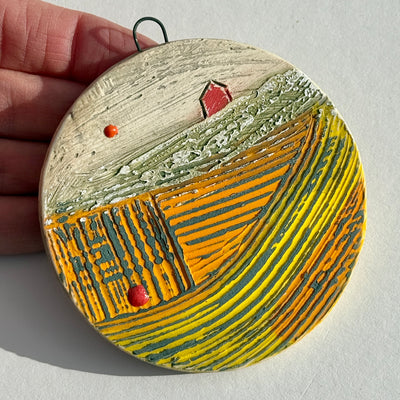 Lesley McInally Medium Round Ornament #N2854