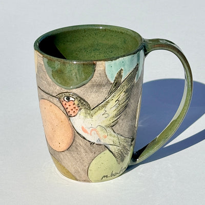 Marla Benton 14oz Hummingbird Mug #M1543