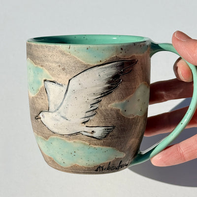 Marla Benton 12oz Seagull Mug #M1556