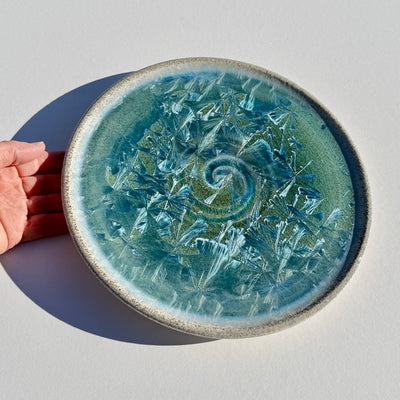 Dinner Plate with Beach Sand from Northern Bay Sands, Newfoundland #N2823