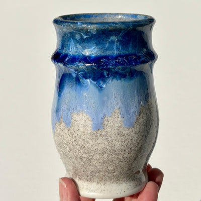 Alexis Templeton Tall 10oz Wine Cup with Beach Sand from Elliston #f906