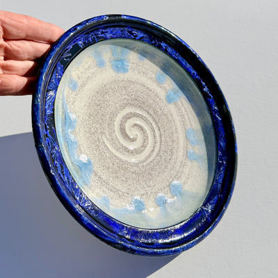 Alexis Templeton Shallow Bowl with Beach Sand from Salmon Cove Sands #LX029