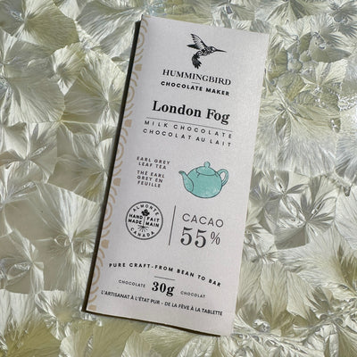 Hummingbird London Fog 55% Milk Chocolate 30g Mini Bar