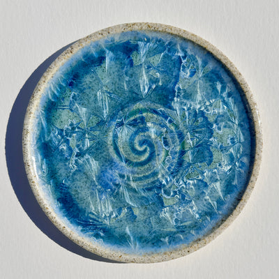 Party Plate with Beach Sand from Sandy Cove Beach, Tilting, Fogo, Newfoundland #N3137