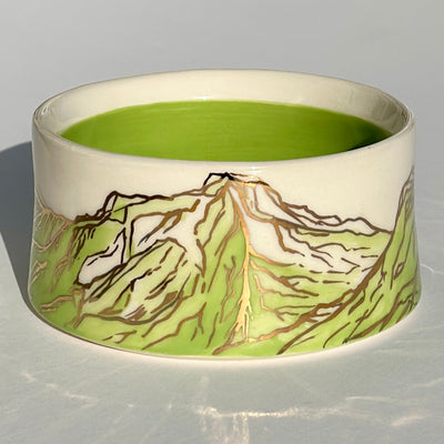 Astrid Kruse Green Mountain Salad Bowl #LIX103