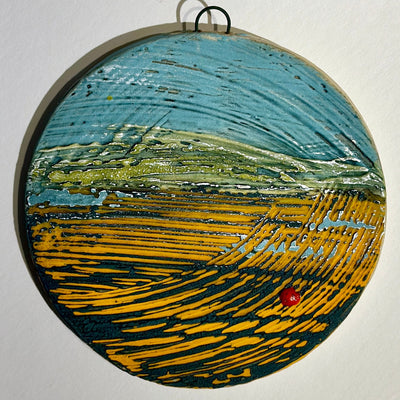 Lesley McInally Large Round Ornament #N2359