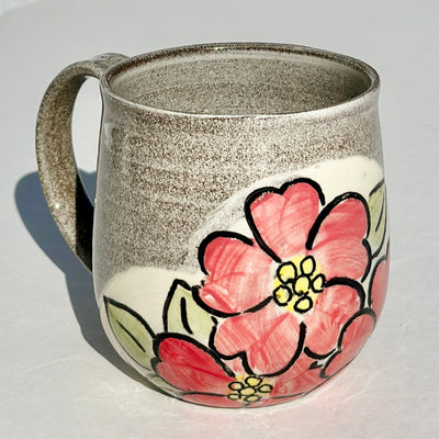 Maaike Charron Round Flower Mug with Wild Roses #N1875