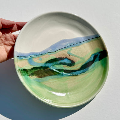 Bronwyn Arundel Mountain Landscape Dinner Plate #f1048