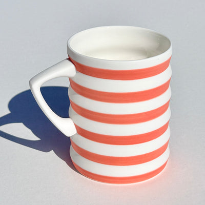 Noriko Masuda 'Oscillate' Peach 8oz Mug #M1568