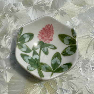 Red Clover Honeycomb Dish #N3036