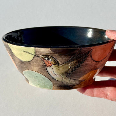 Marla Benton Hummingbird Bowl #LX019