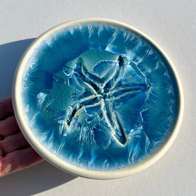 Party Plate with Impressed Sea Star #N2875