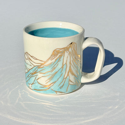 Astrid Kruse 12oz Sky Blue Mountain Mug #M1498