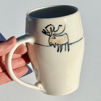 Bronwyn Arundel 16oz Moose Rider Mug #M1627