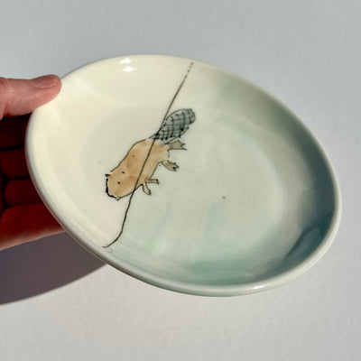 Bronwyn Arundel Beaver Small Plate #f1036