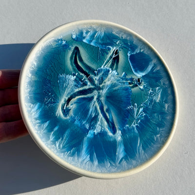 Party Plate with Impressed Sea Star #N2876