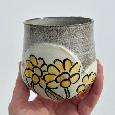 Maaike Charron Round Flower Mug with Calendulas #N1870