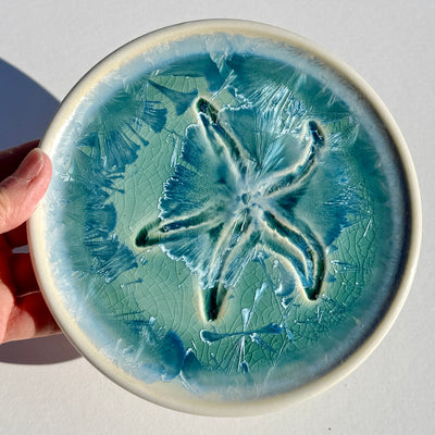 Party Plate with Impressed Sea Star #N2817