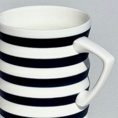 Noriko Masuda 'Oscillate' Blueish Black 8oz Mug #M1570