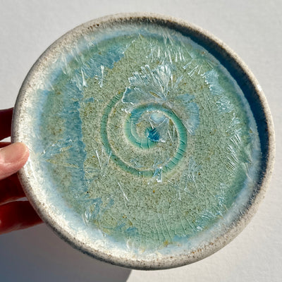 Party Plate with Beach Sand from Port au Port, Newfoundland #N2379