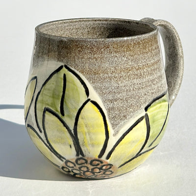 Maaike Charron Round Flower Mug with Sunflowers #N2353