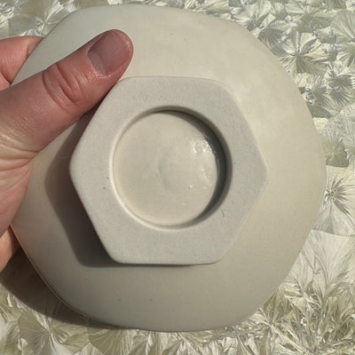 PROTOTYPE Large Lupine Flowers Honeycomb Dish #N2784