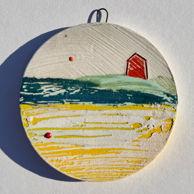 Lesley McInally Medium Round Ornament #N2914