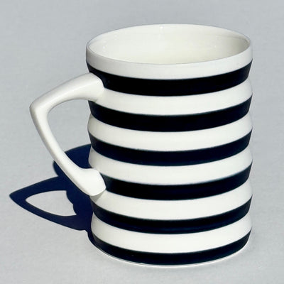Noriko Masuda 'Oscillate' Blueish Black 8oz Mug #M1570