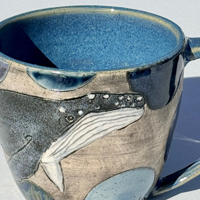 Marla Benton 12oz Whale Mug #M1541