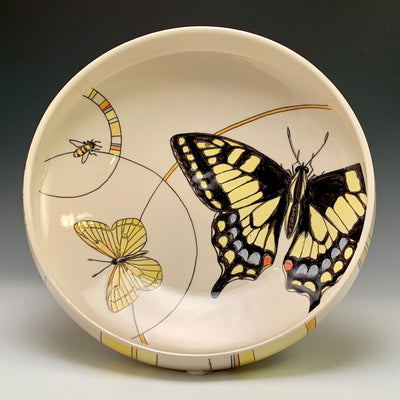 Andrea Vuletin Large Bowl with Butterflies #LIX122