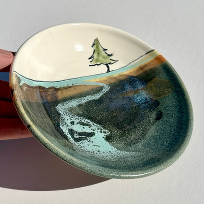 Bronwyn Arundel Tree Landscape Small Plate #f1035