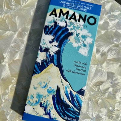 Amano Japanese Sea Salt & Cacao Nibs Milk Chocolate Bar