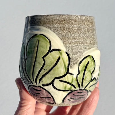 Maaike Charron 12oz Round Mug with Root Veggies #N2884