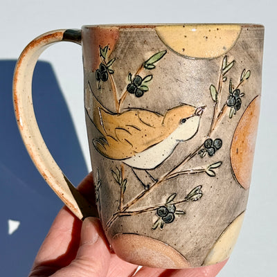 Marla Benton 14oz Bird & Juniper Mug #M1555