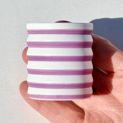 Noriko Masuda 'Oscillate' Lilac 2oz Shot Glass #M1572