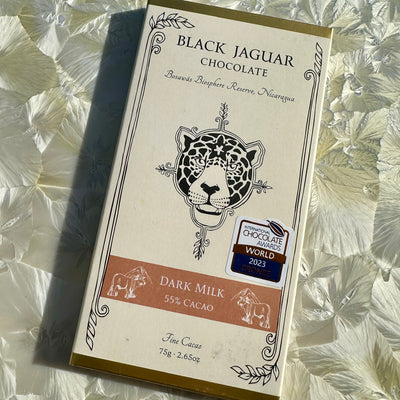 Black Jaguar 55% Dark Milk Chocolate Bar