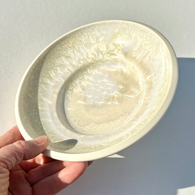 White Crystalline Bowl #N2356