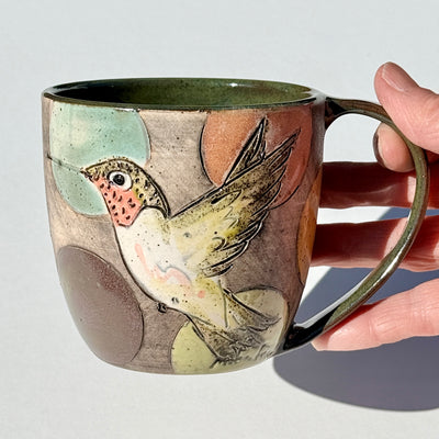 Marla Benton 12oz Hummingbird Mug #M1553