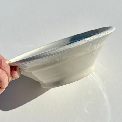 Alexis Templeton Rimmed Bowl With Beach Sand from Sandy Point Beach, Lawn #f1032