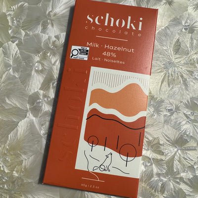 Schoki BC Roasted Hazelnuts in 48% Milk Chocolate