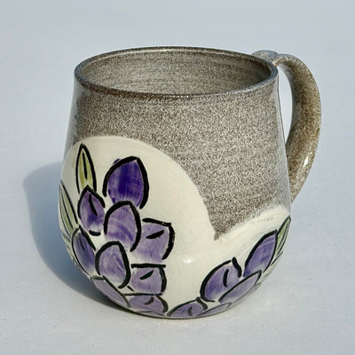Maaike Charron Round Flower Mug with Lupines #N1867