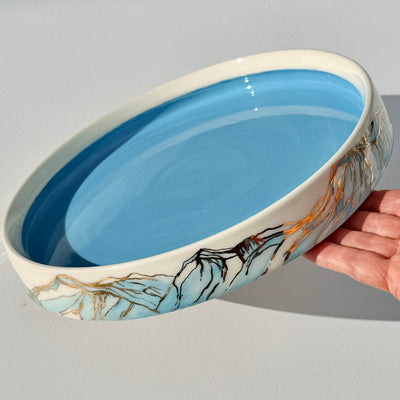 Astrid Kruse Blue Mountain Platter #LX038