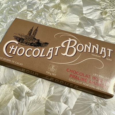 Chocolat Bonnat Almond Praline 65% Dark Chocolate Bar